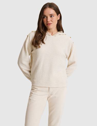 Ekru Oversize Sweatshirt