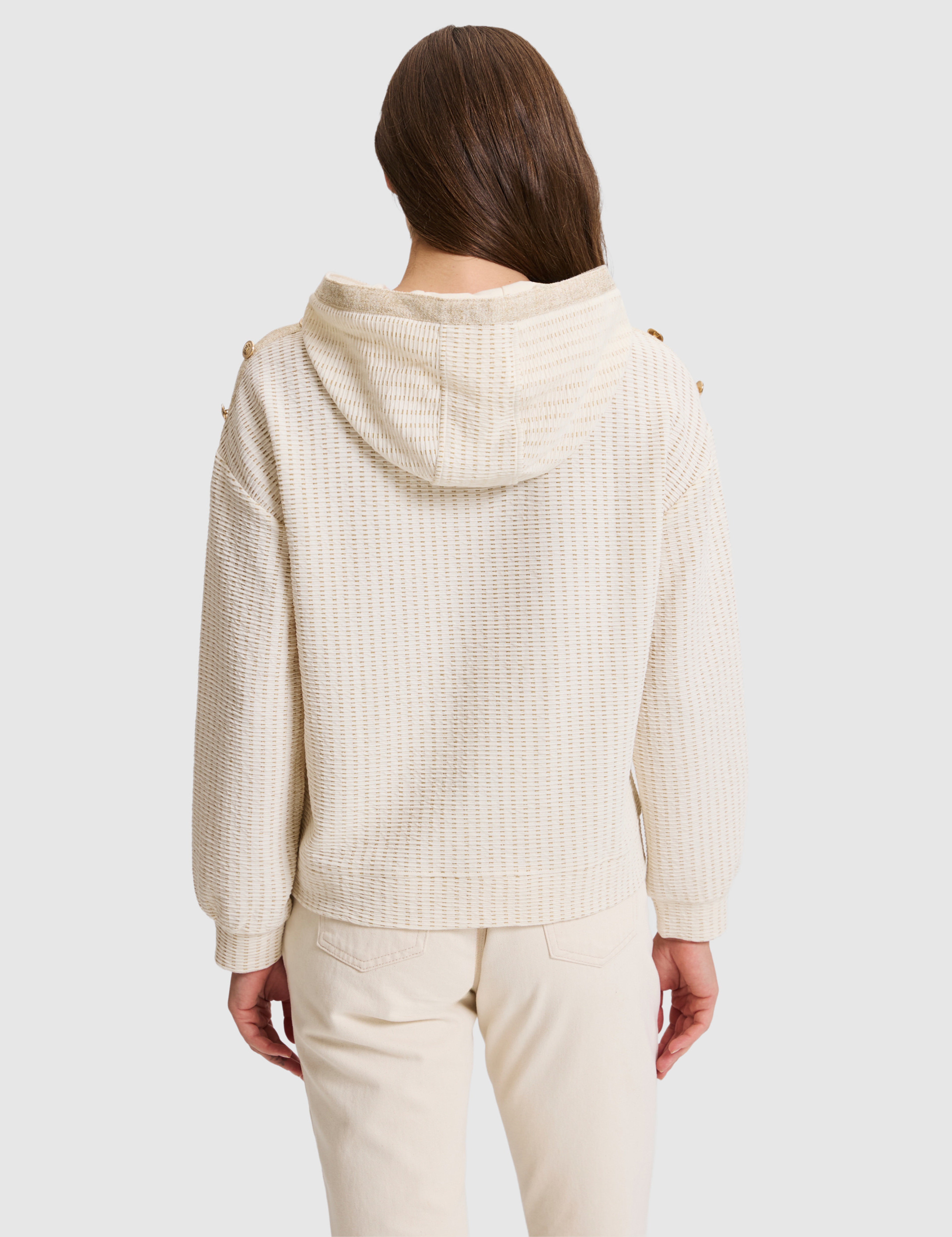 Ekru Oversize Sweatshirt