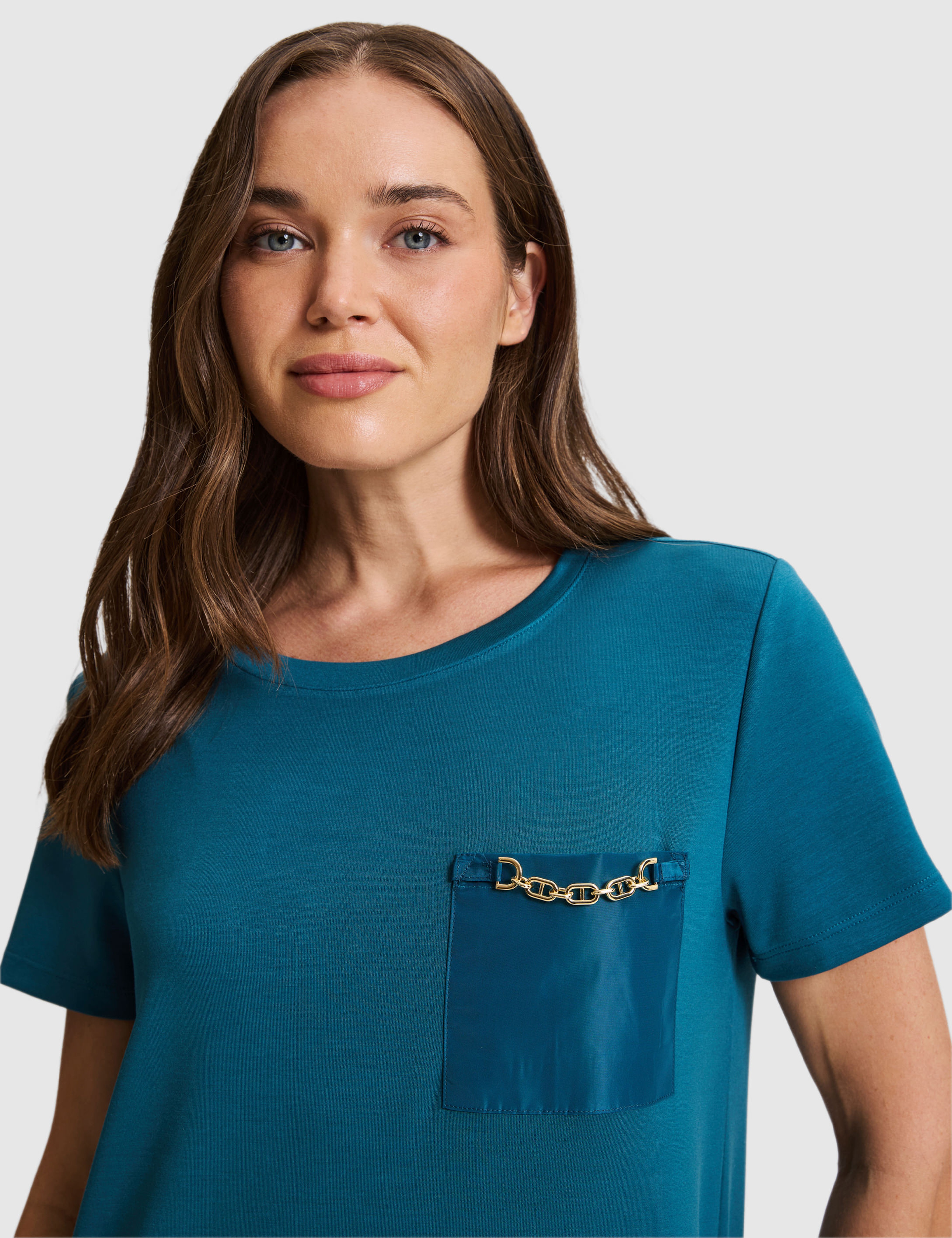 Koyu Yeşil Regular Fit Örme Elbise - Image 3