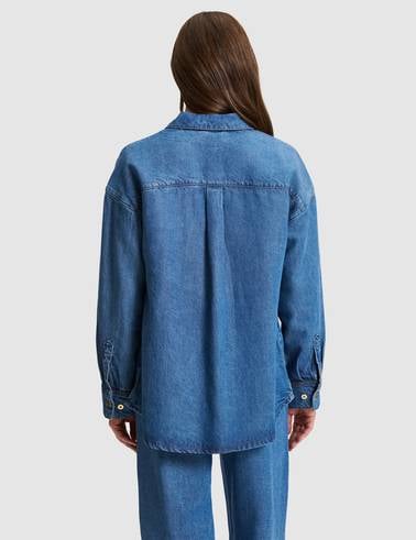 Mavi Comfort Fit Jean Gömlek