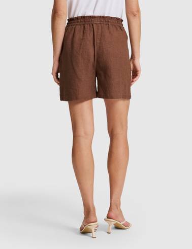 Kahverengi Comfort Fit Bermuda Şort