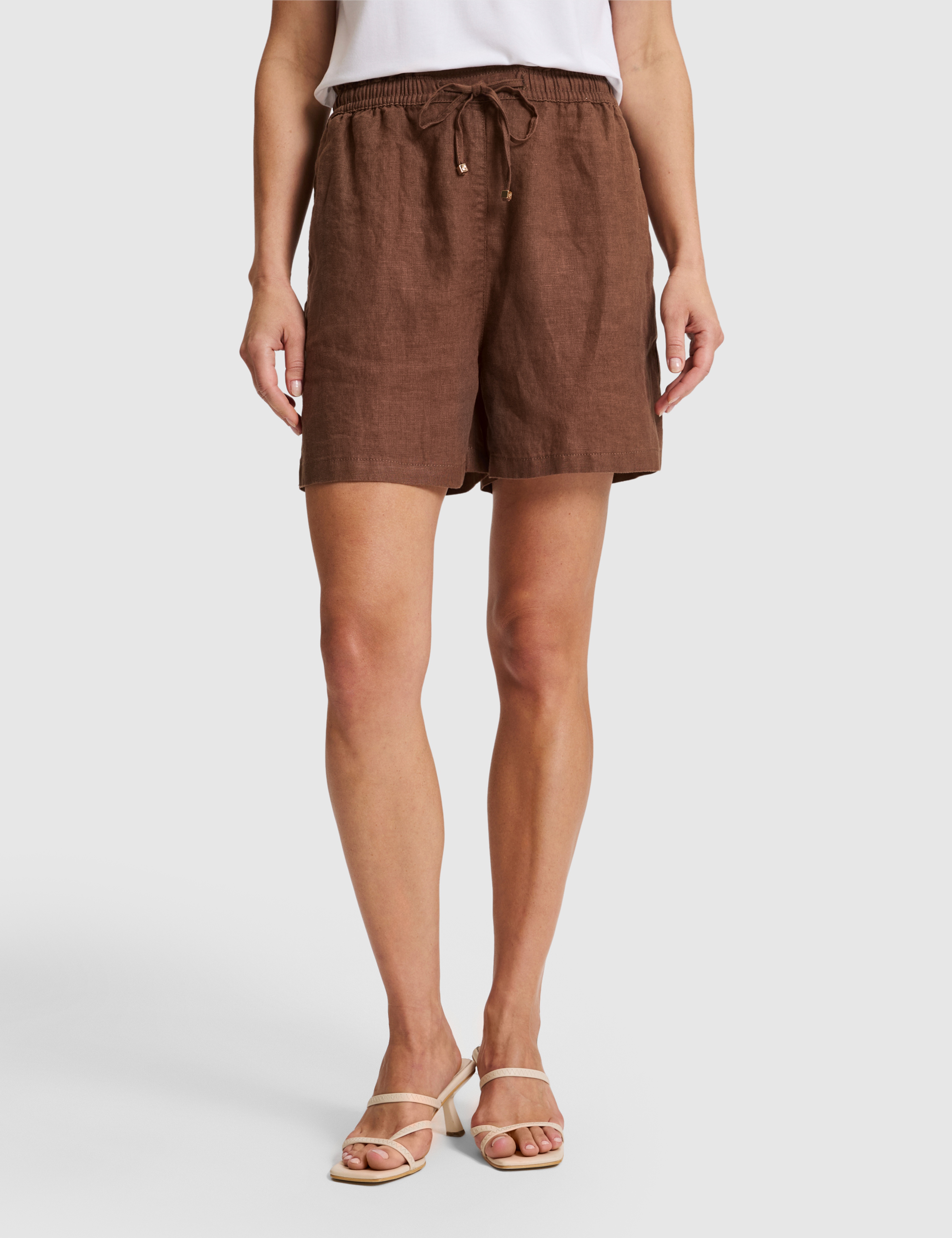 Kahverengi Comfort Fit Bermuda Şort