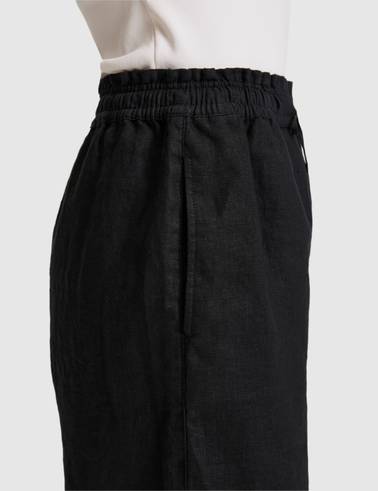 Siyah Comfort Fit Bermuda Şort