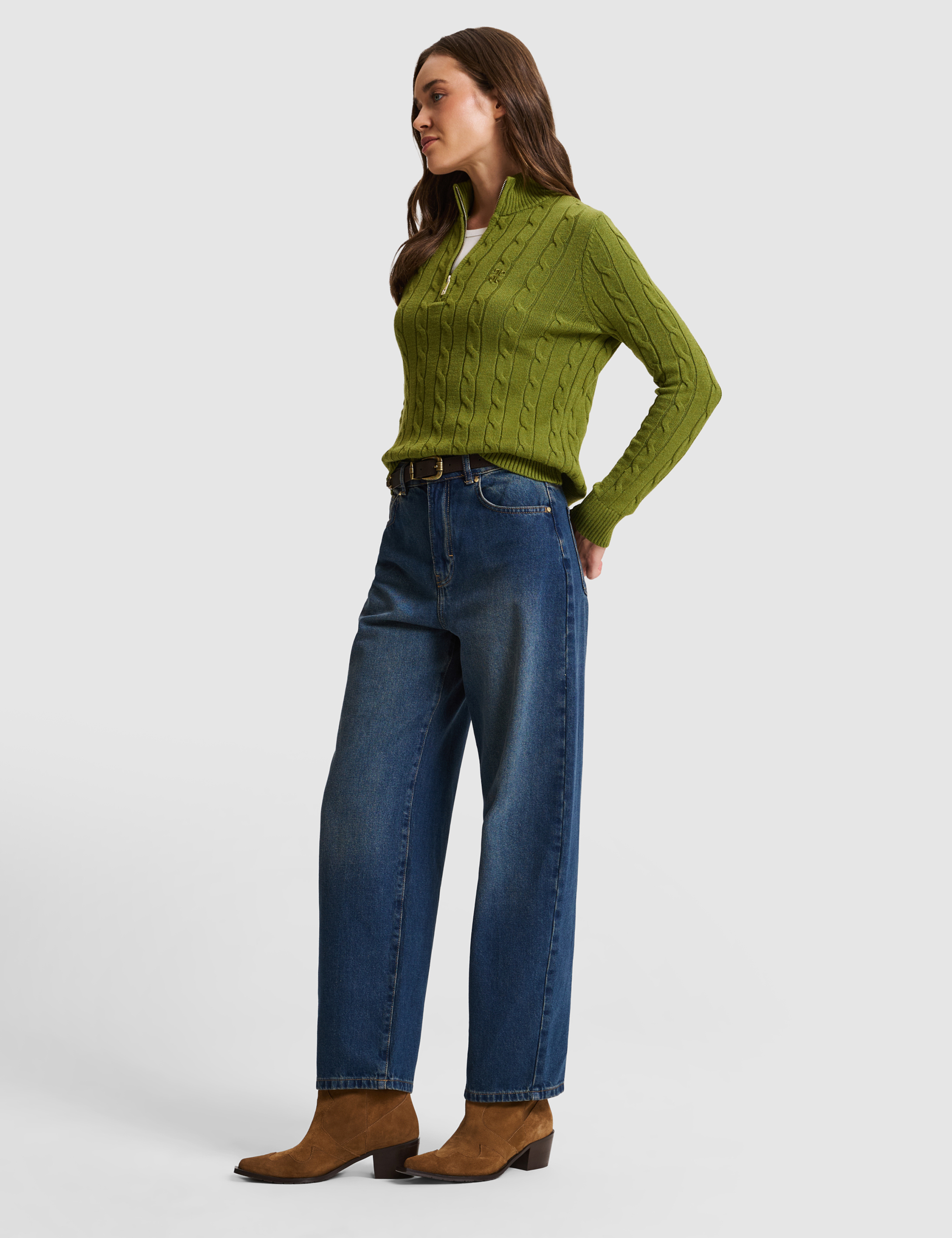 İndigo BARREL FIT Jean Pantolon - 50330655005