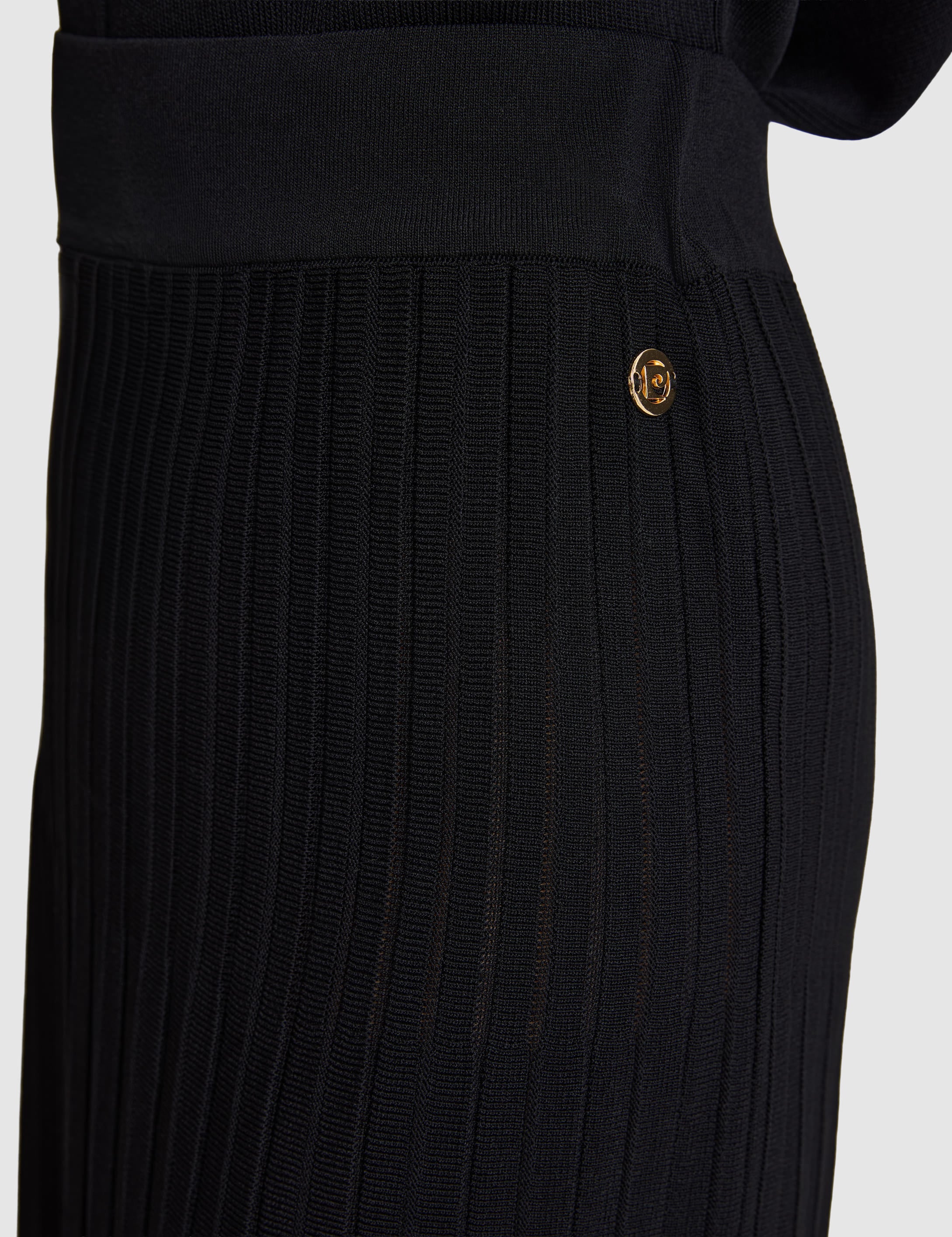 Siyah Slim Fit Triko Etek - 50331249001
