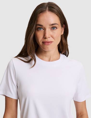 Beyaz Regular Fit Basic Tişört