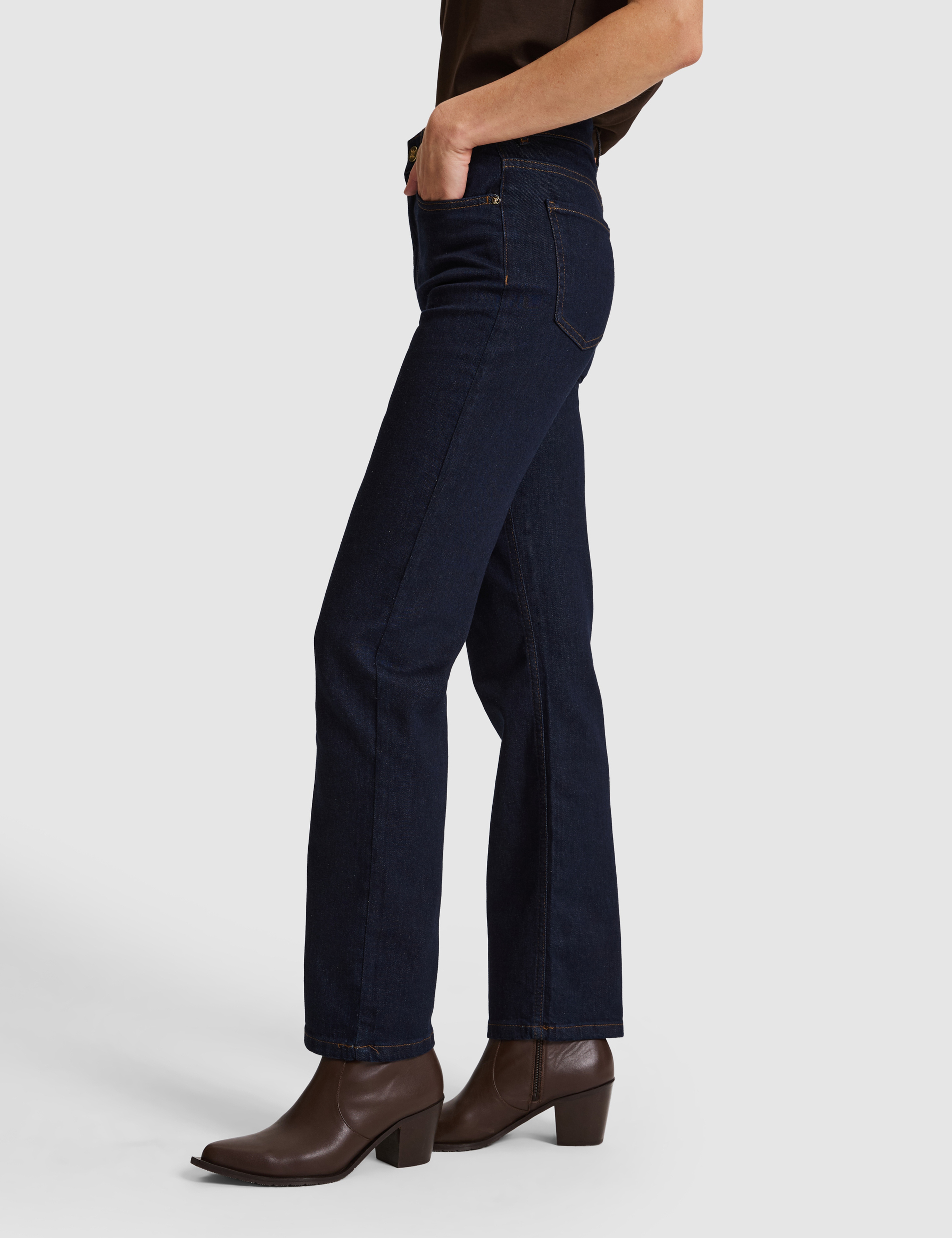 Saks Straight Fit Jean Pantolon - Image 4
