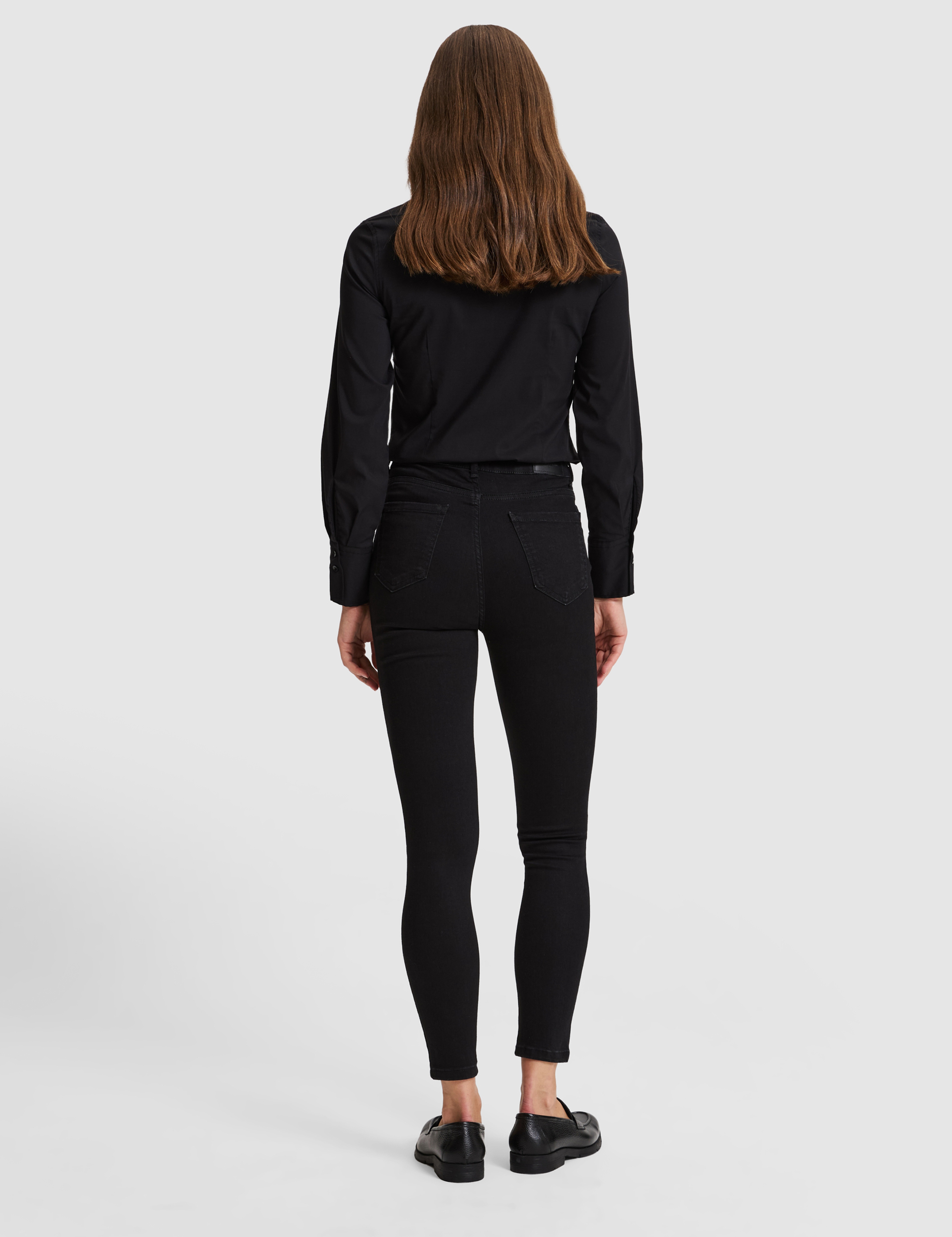 Siyah Skinny Fit Jean Pantolon - Image 5