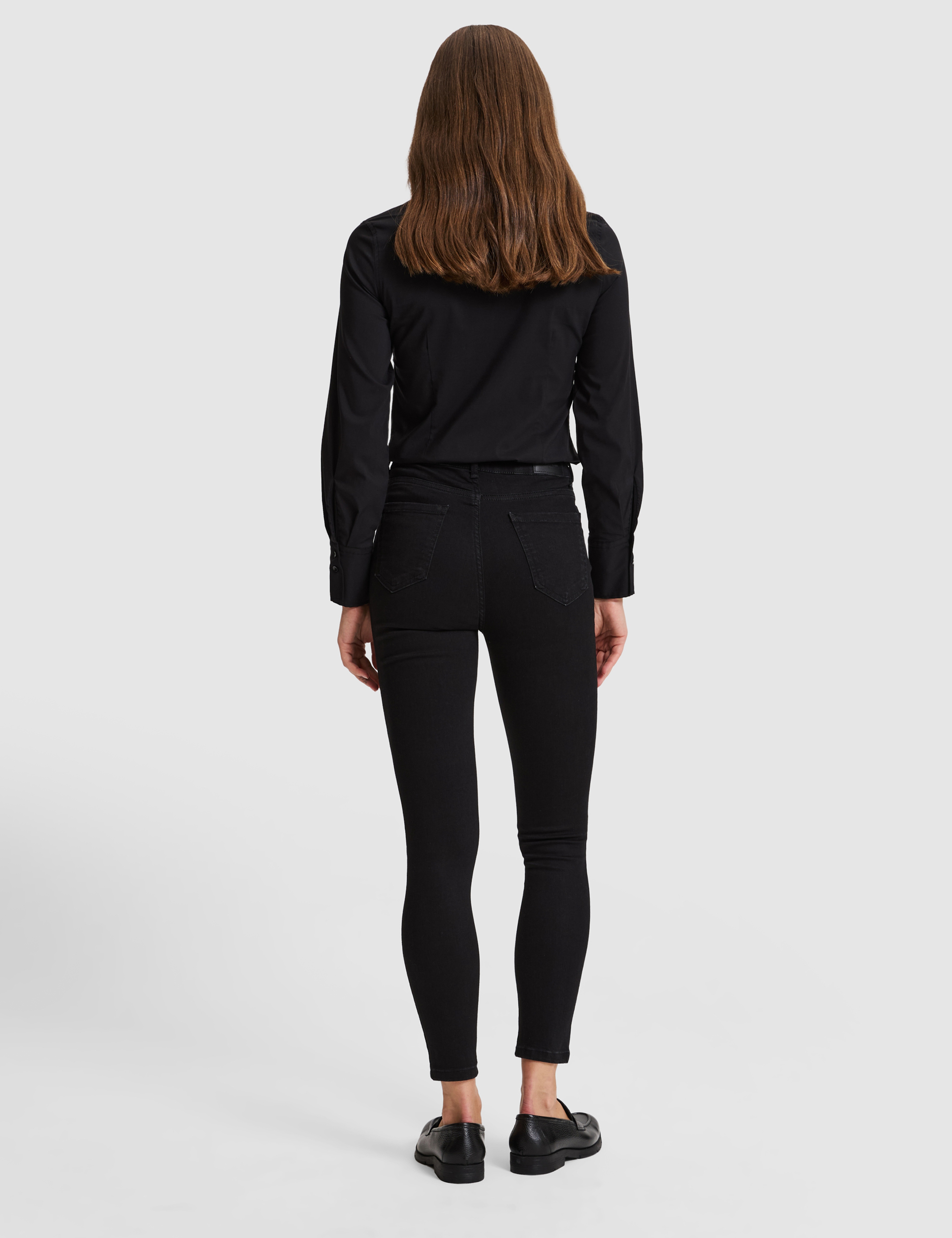 Siyah Skinny Fit Jean Pantolon