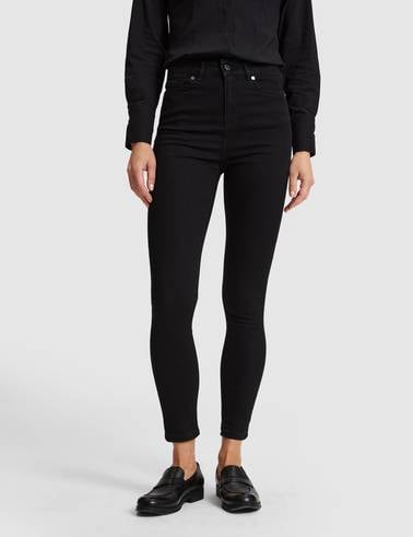 Siyah Skinny Fit Jean Pantolon