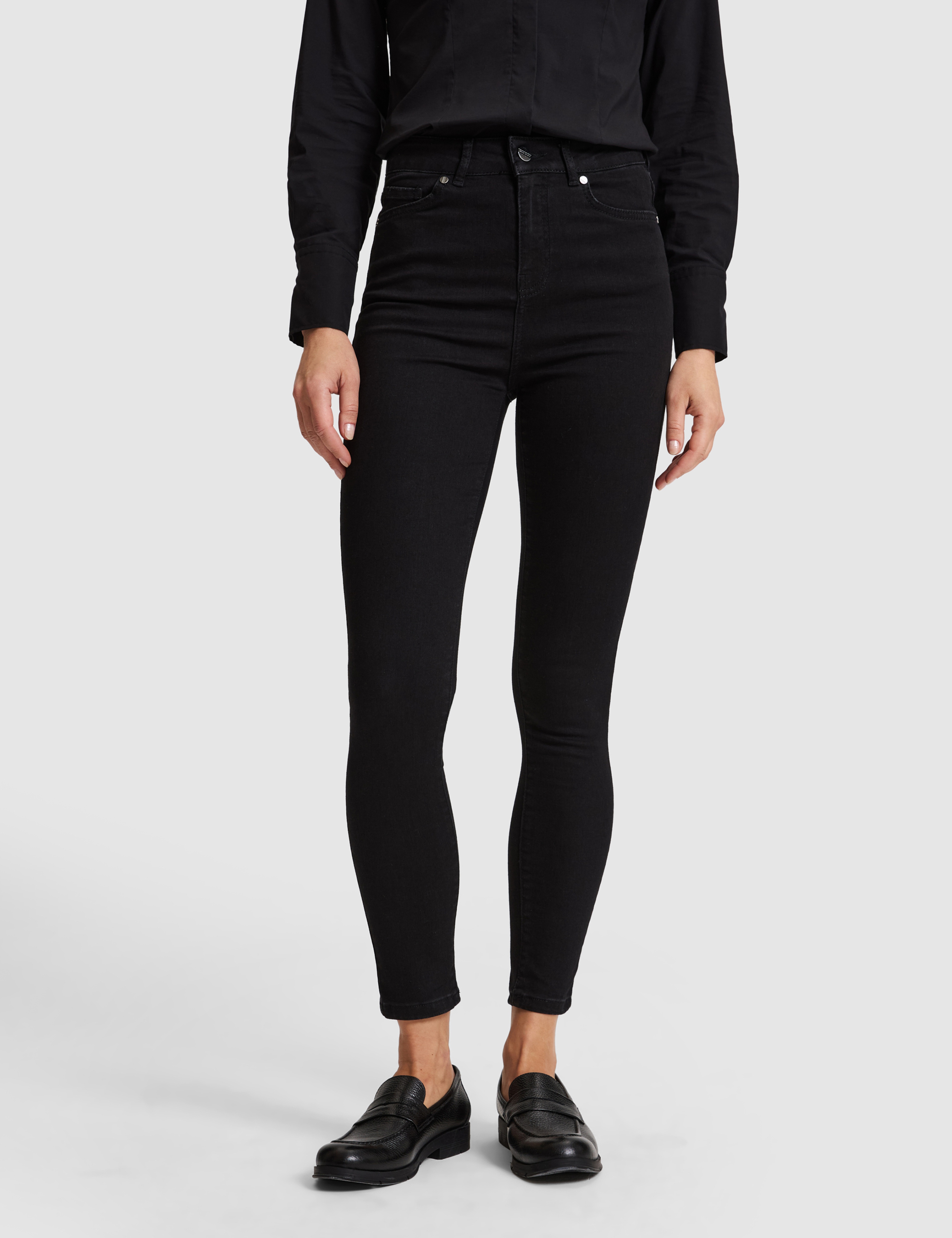 Siyah Skinny Fit Jean Pantolon