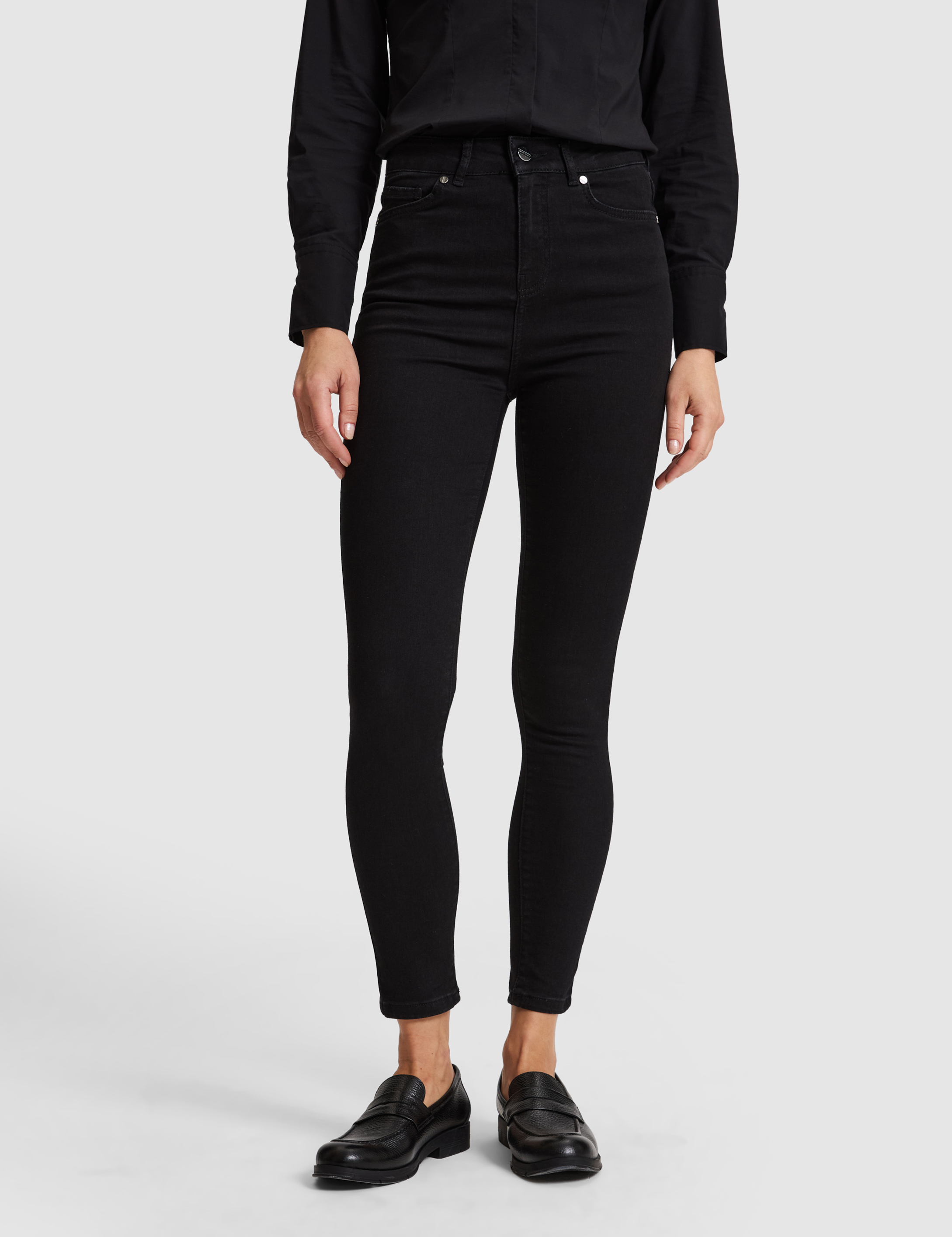 Siyah Skinny Fit Jean Pantolon