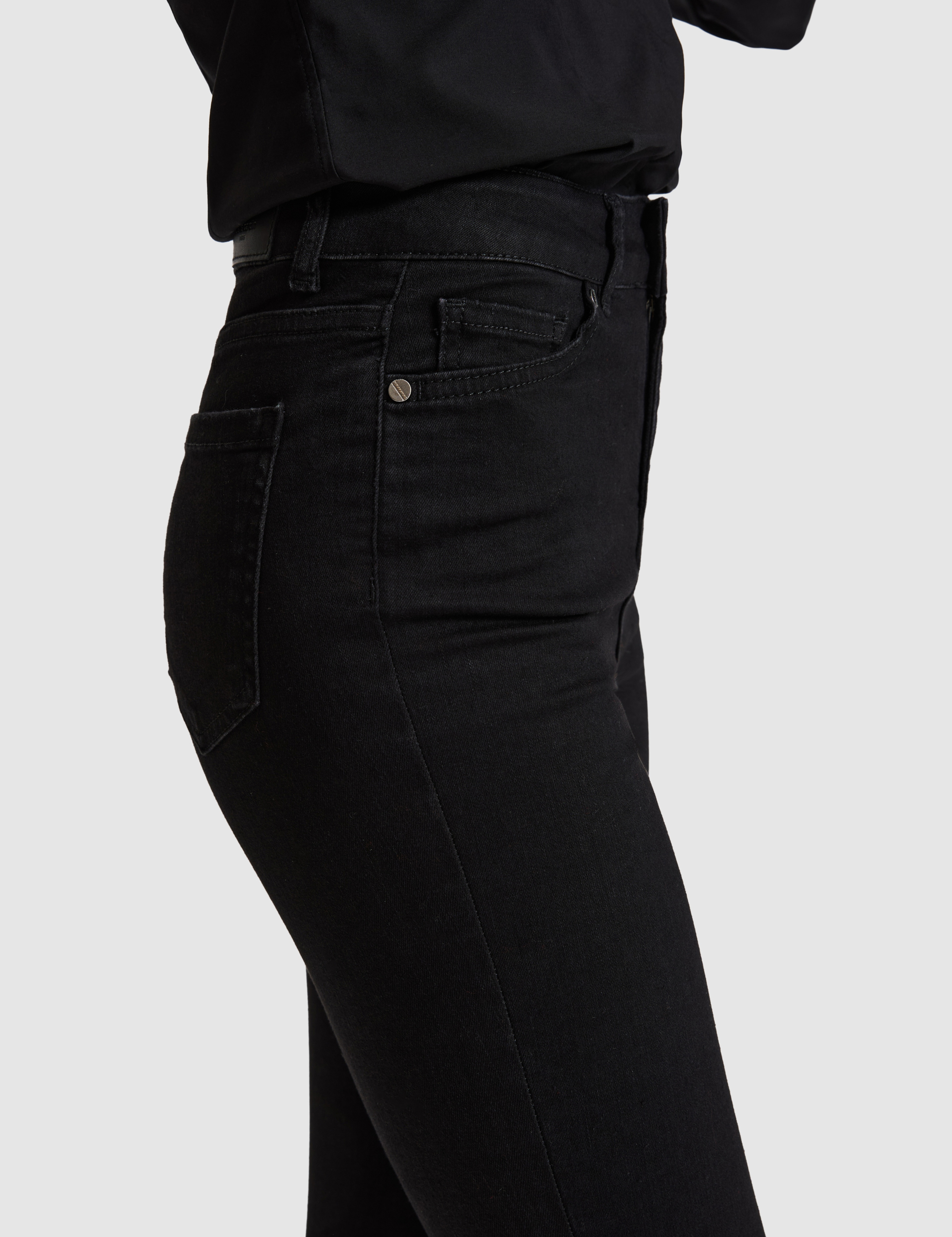Siyah Skinny Fit Jean Pantolon - Image 6