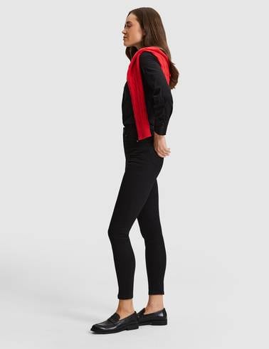 Siyah Skinny Fit Jean Pantolon