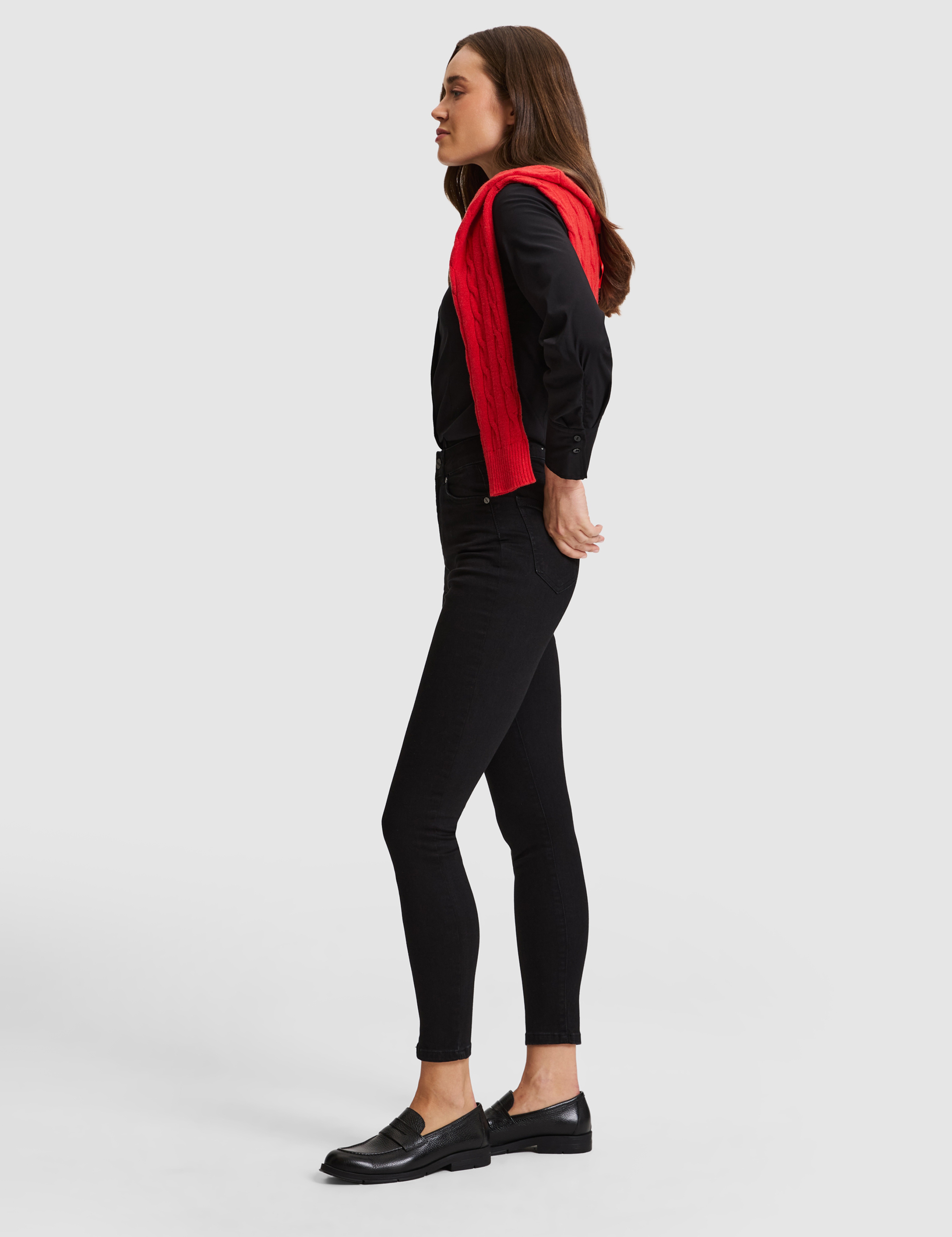 Siyah Skinny Fit Jean Pantolon - Image 3