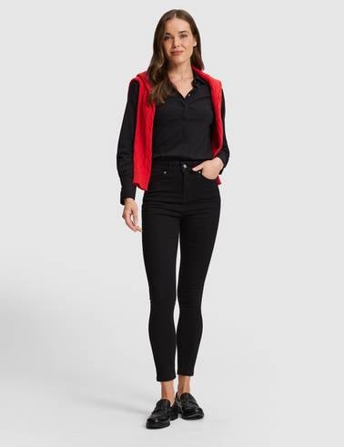 Siyah Skinny Fit Jean Pantolon