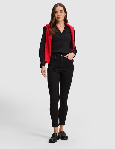 Siyah Skinny Fit Jean Pantolon