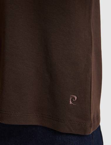 Kahverengi Regular Fit Basic Tişört