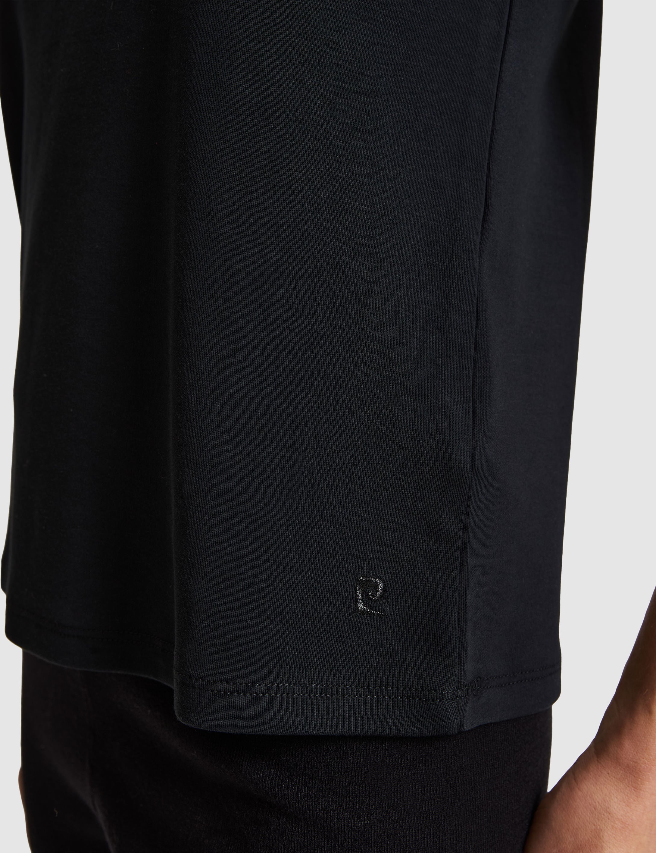 Siyah Regular Fit Basic Tişört - Image 6