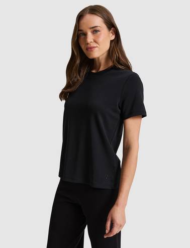 Siyah Regular Fit Basic Tişört