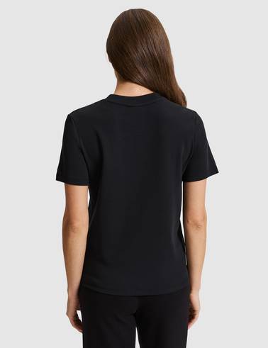 Siyah Regular Fit Basic Tişört