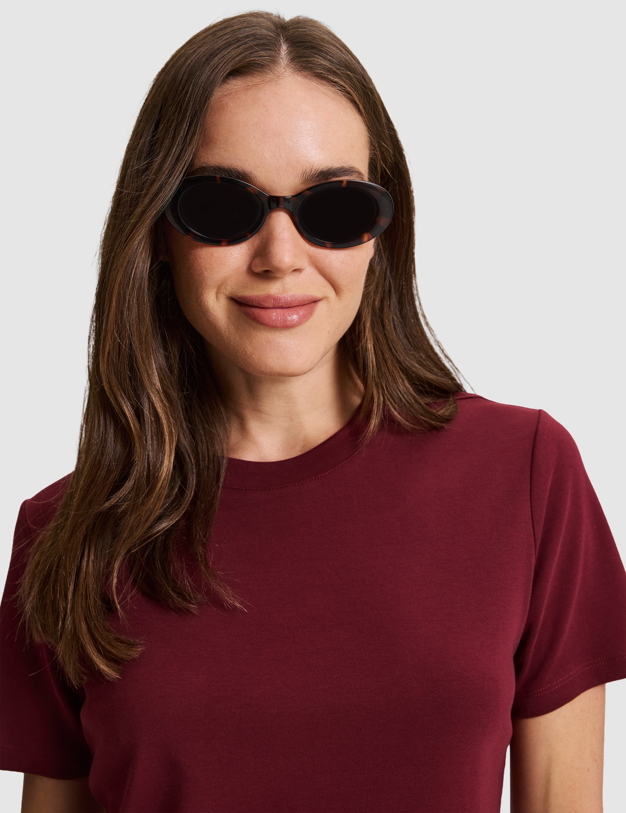 Bordo Regular Fit Basic Tişört
