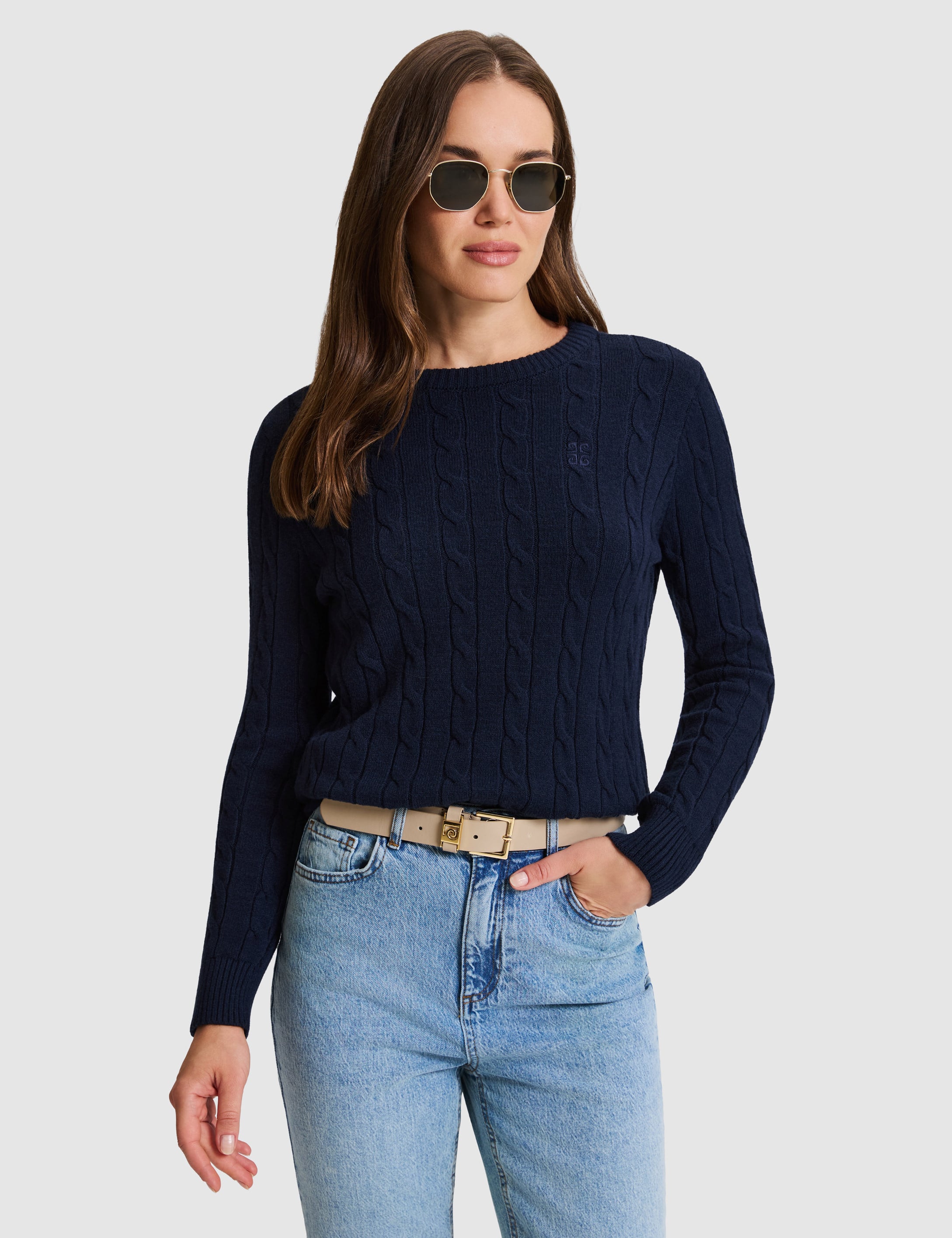 Lacivert Regular Fit Kazak - Image 2