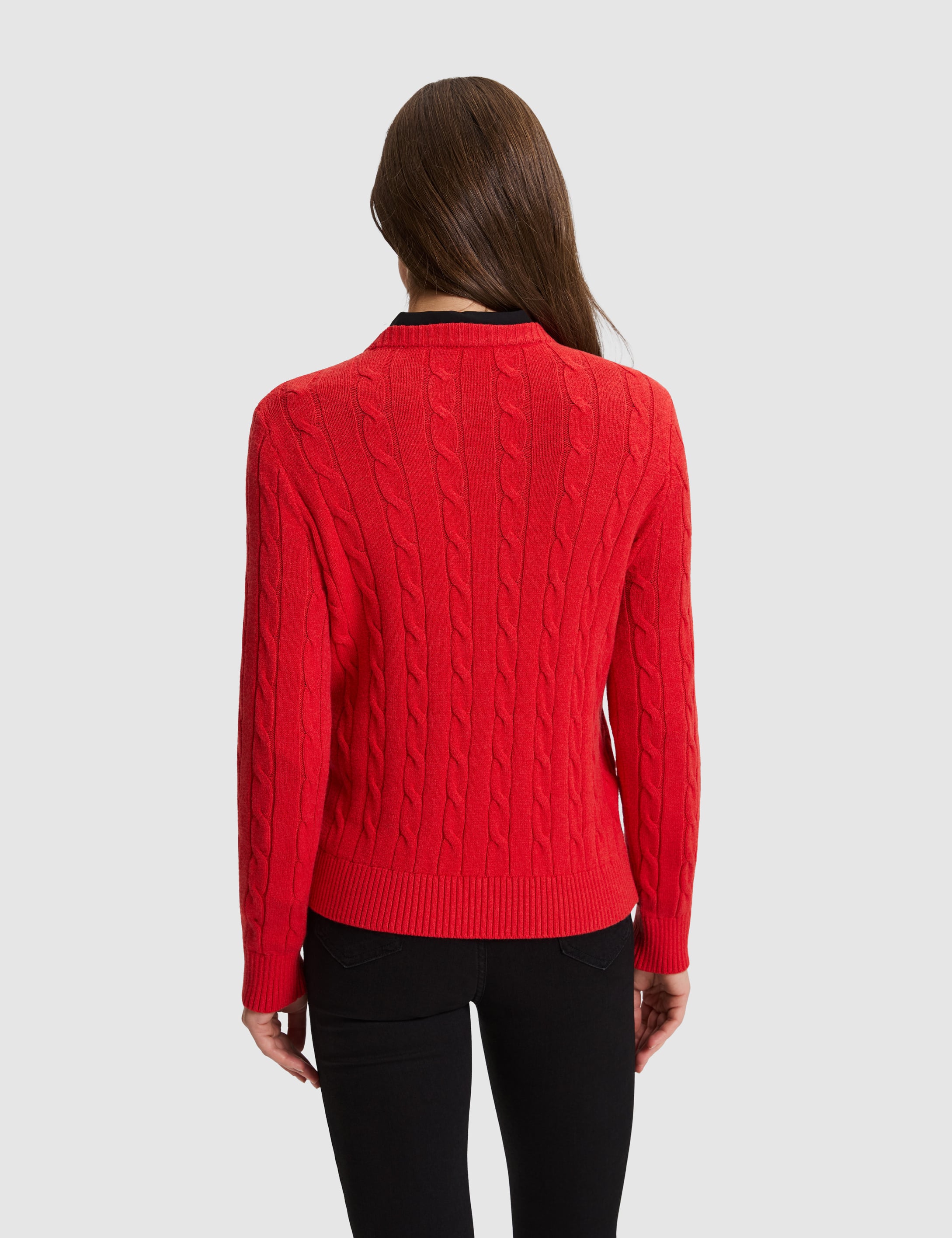 Kırmızı Regular Fit Kazak