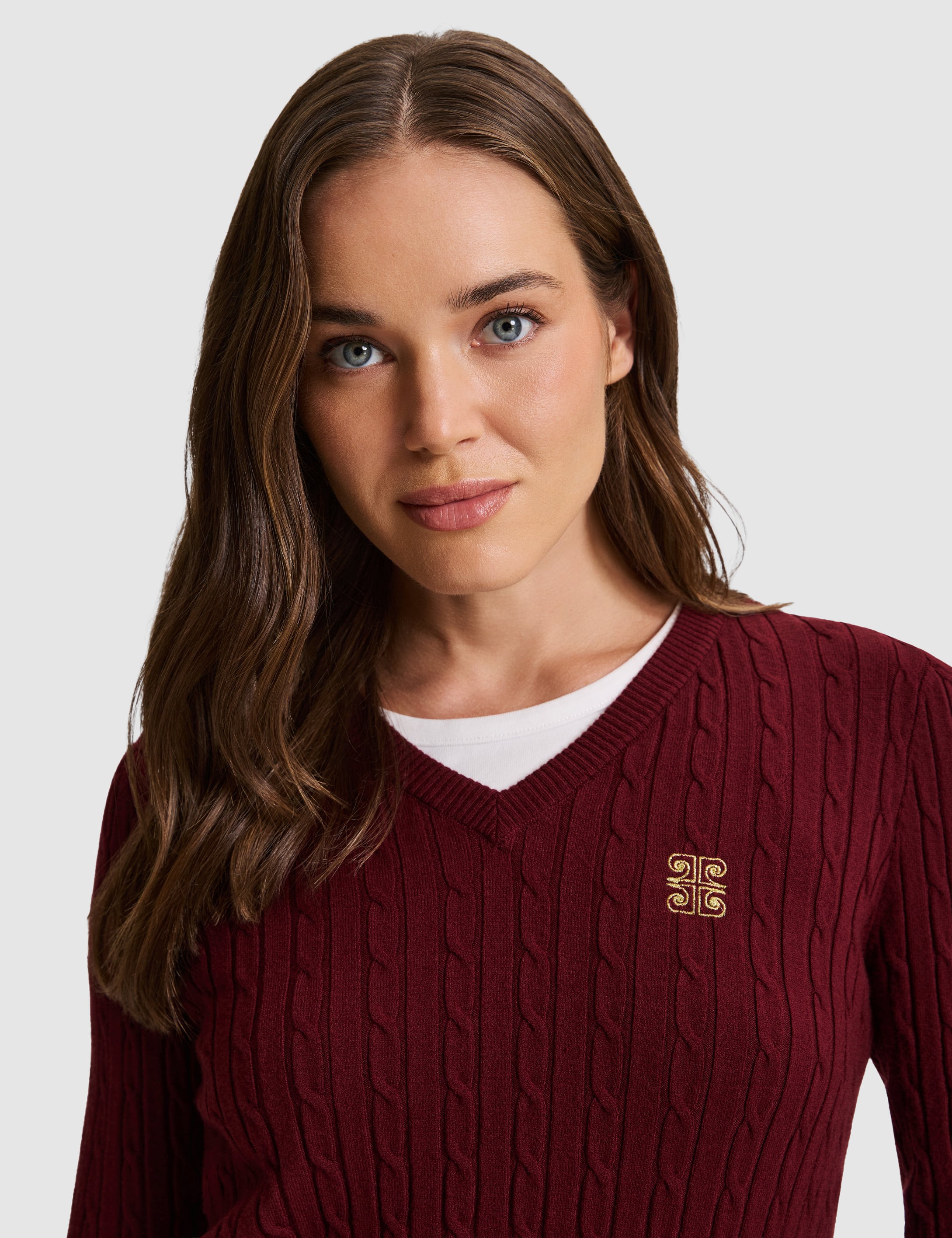 Bordo Slim Fit Kazak