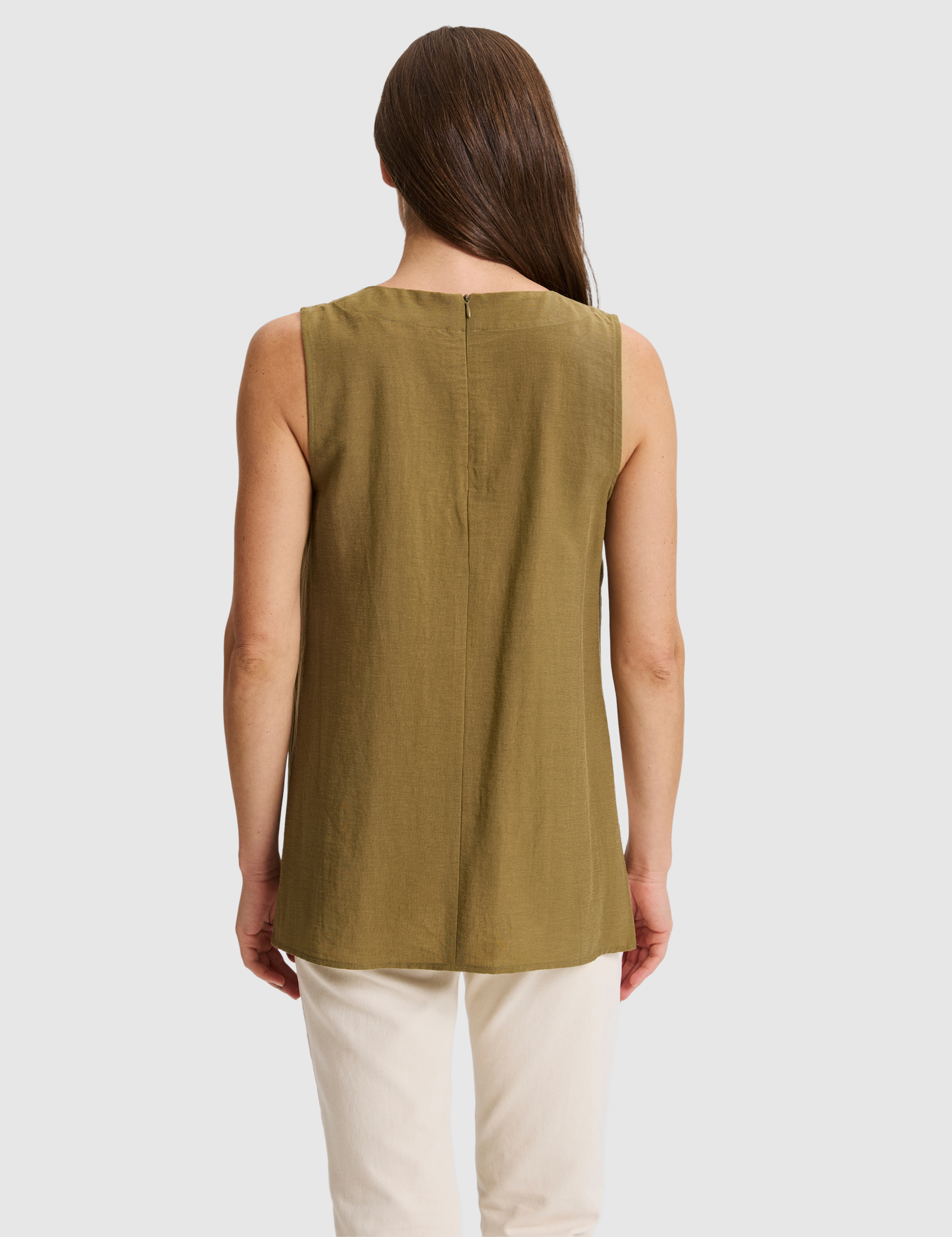 Haki Regular Fit Bluz - Image 5