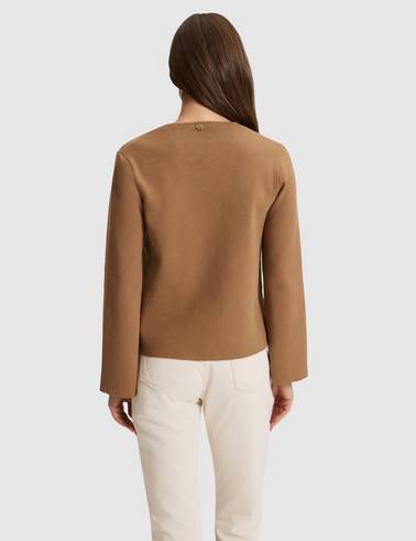 Camel Regular Fit Triko Hırka