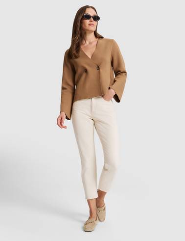 Camel Regular Fit Triko Hırka
