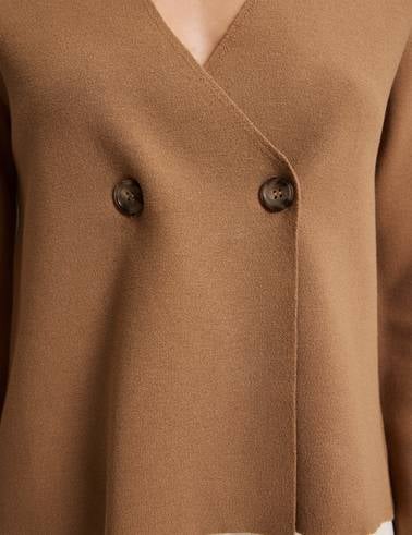 Camel Regular Fit Triko Hırka