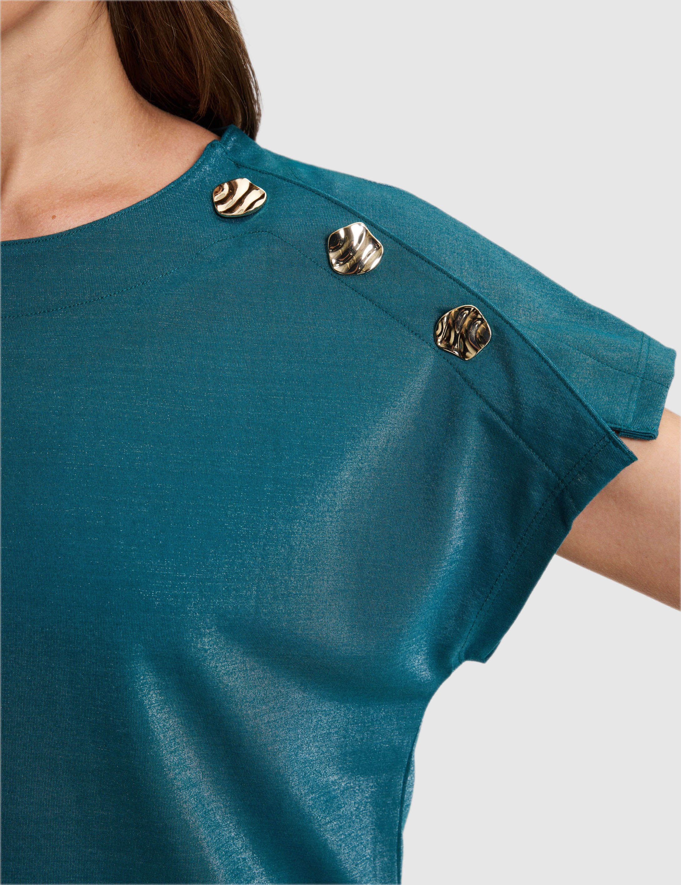 Koyu Yeşil Comfort Fit Tişört - Image 6
