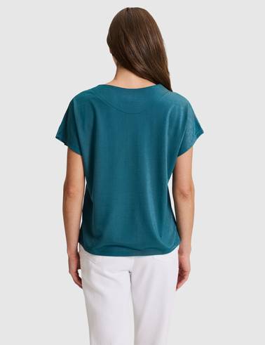 Koyu Yeşil Comfort Fit Tişört