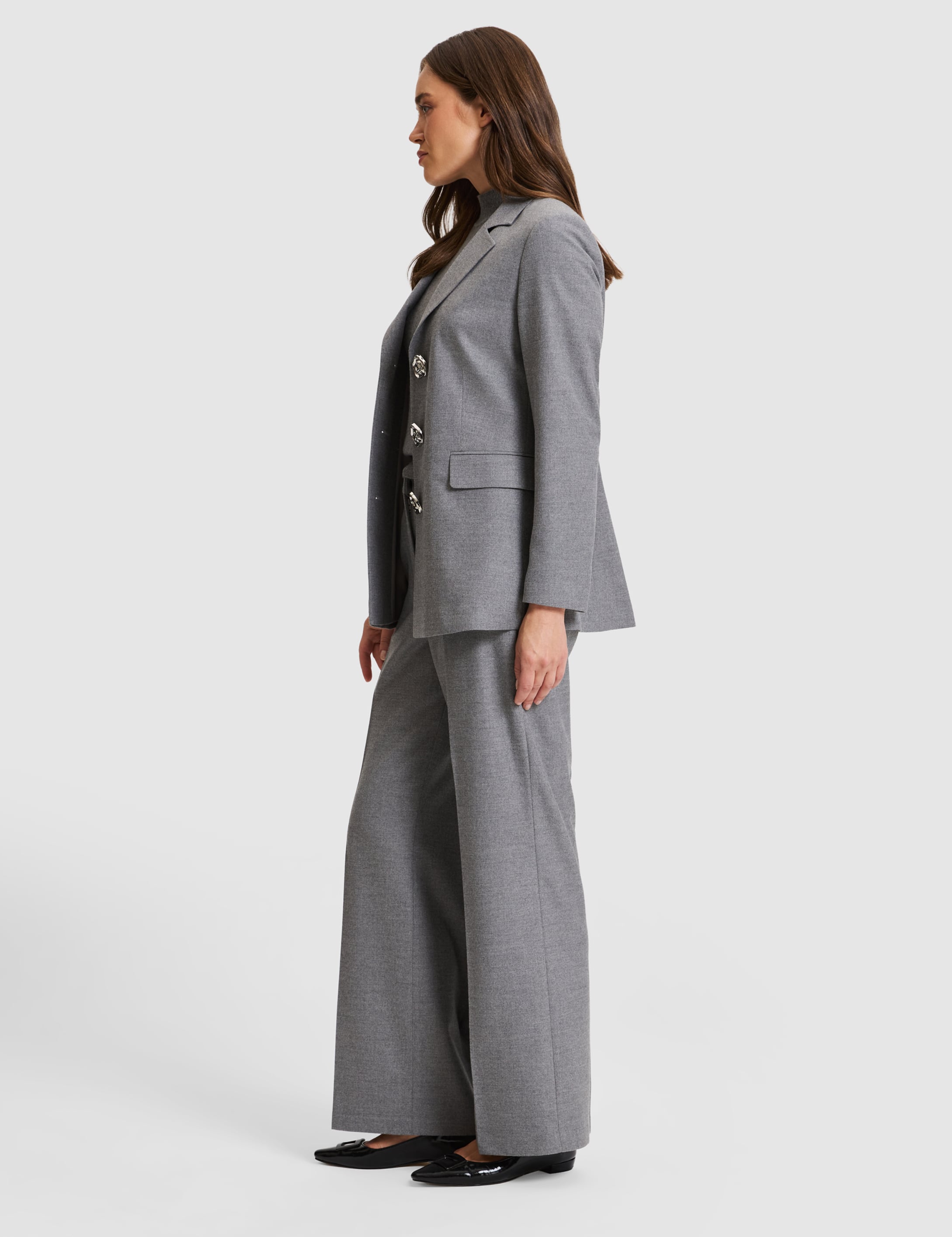 Gri Kumaş Pantolon - Image 3