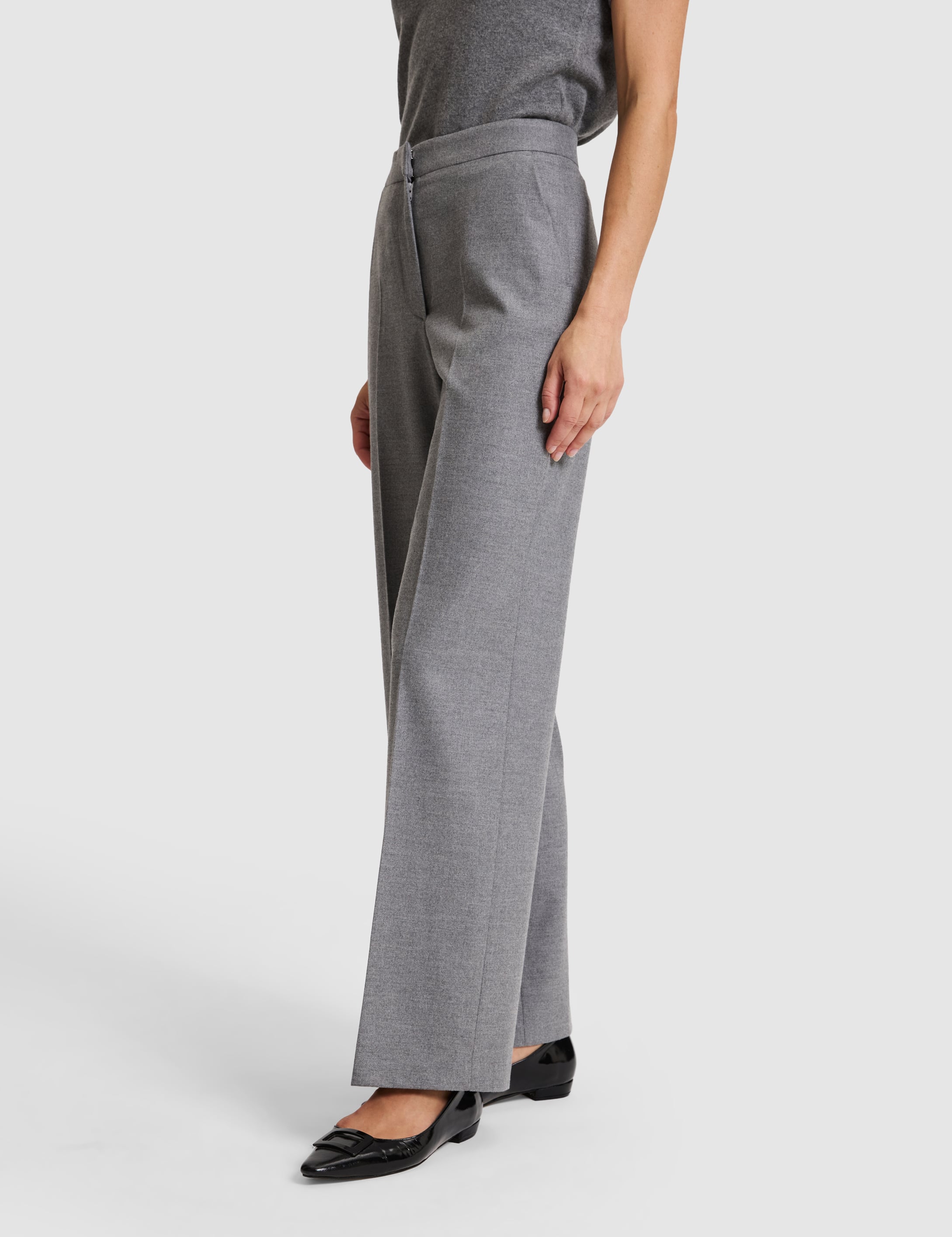 Gri Kumaş Pantolon - Image 4