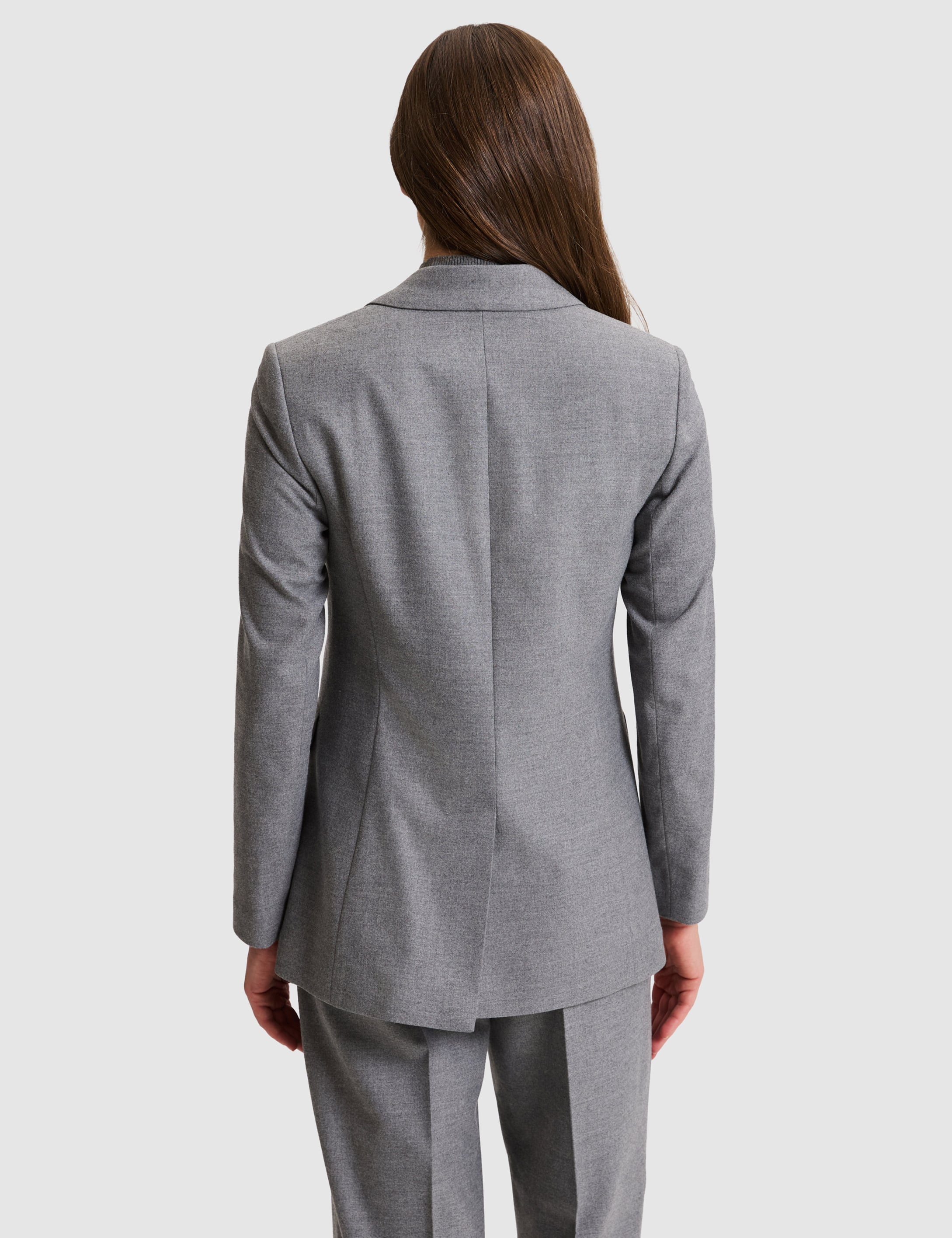 Gri Slim Fit Ceket - Image 5
