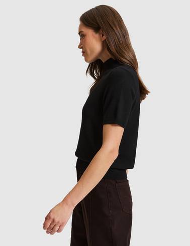 Siyah Slim Fit Kazak
