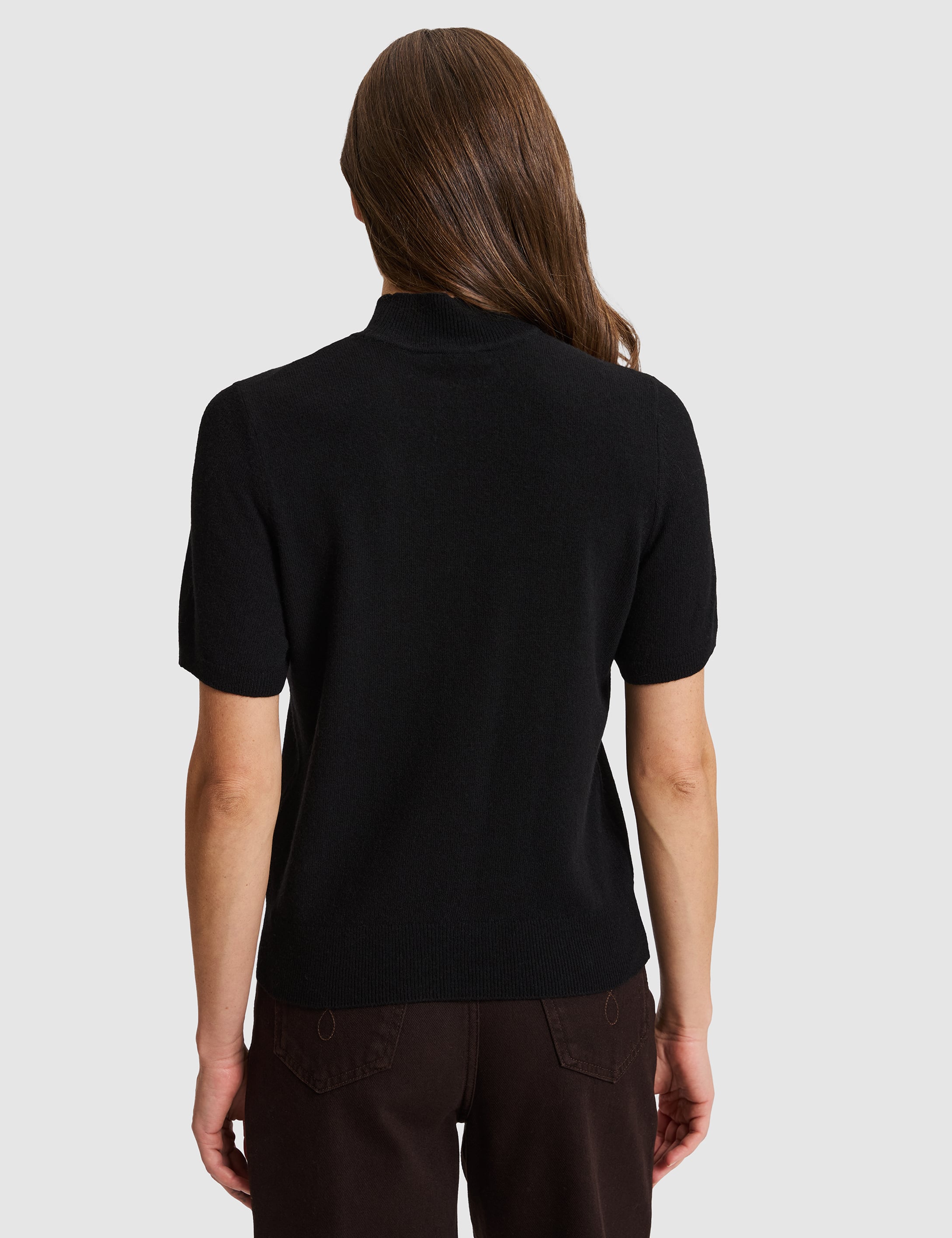 Siyah Slim Fit Kazak