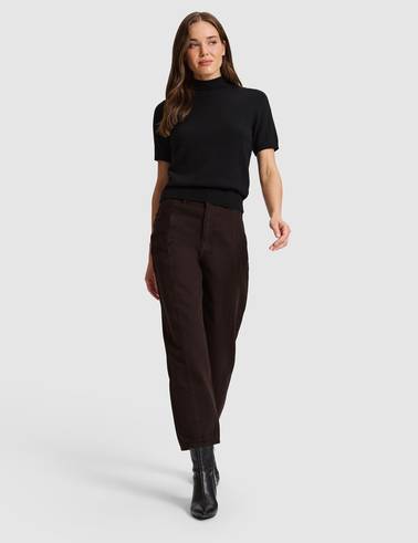 Siyah Slim Fit Kazak