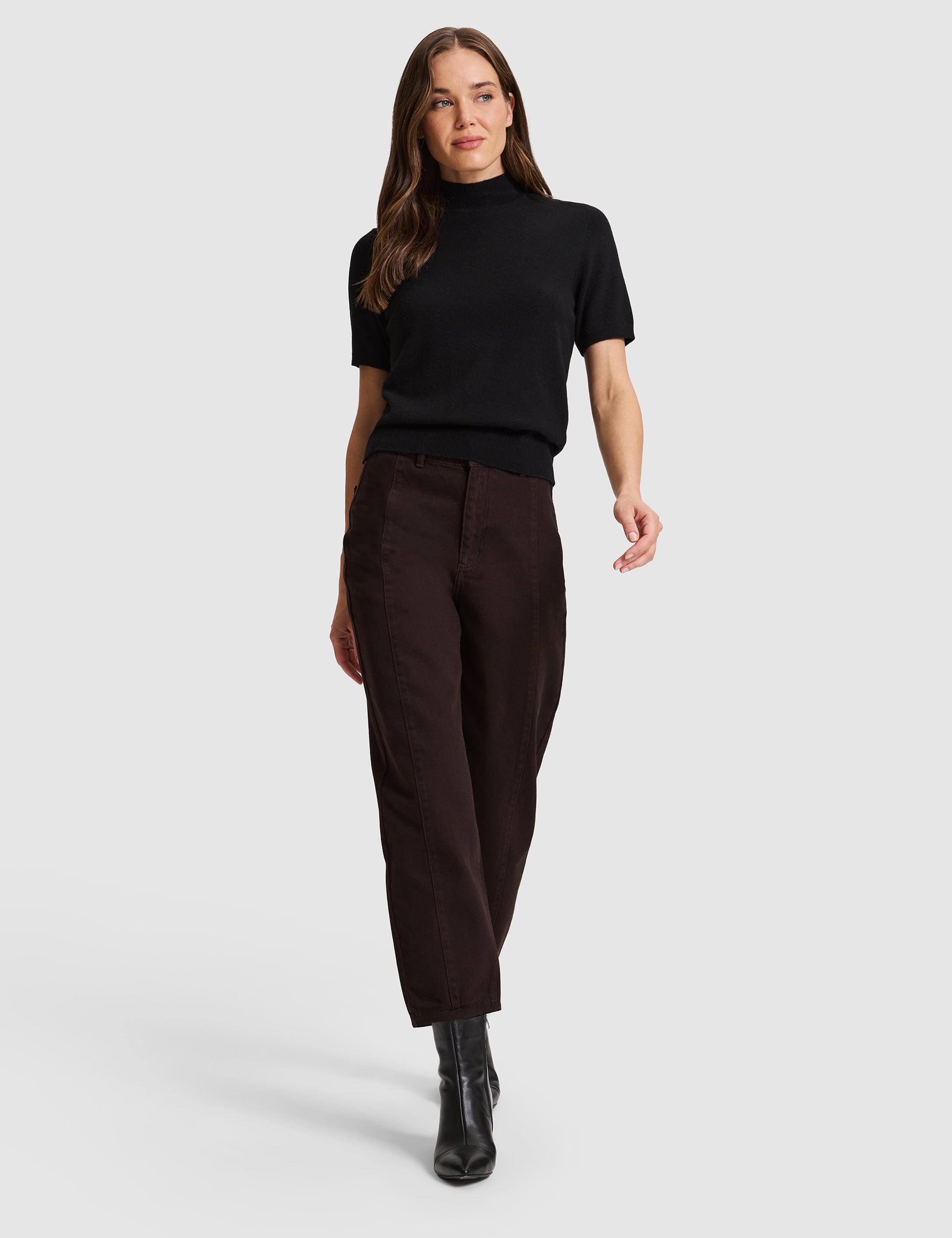 Siyah Slim Fit Kazak - Image 4