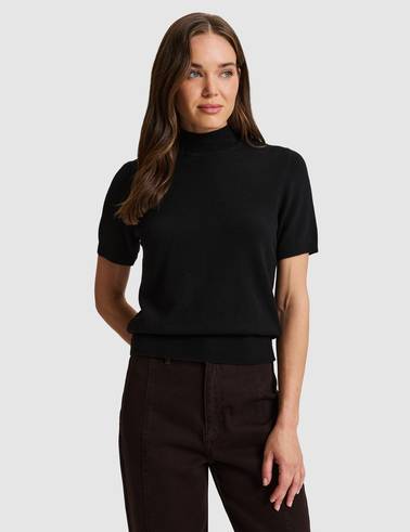 Siyah Slim Fit Kazak