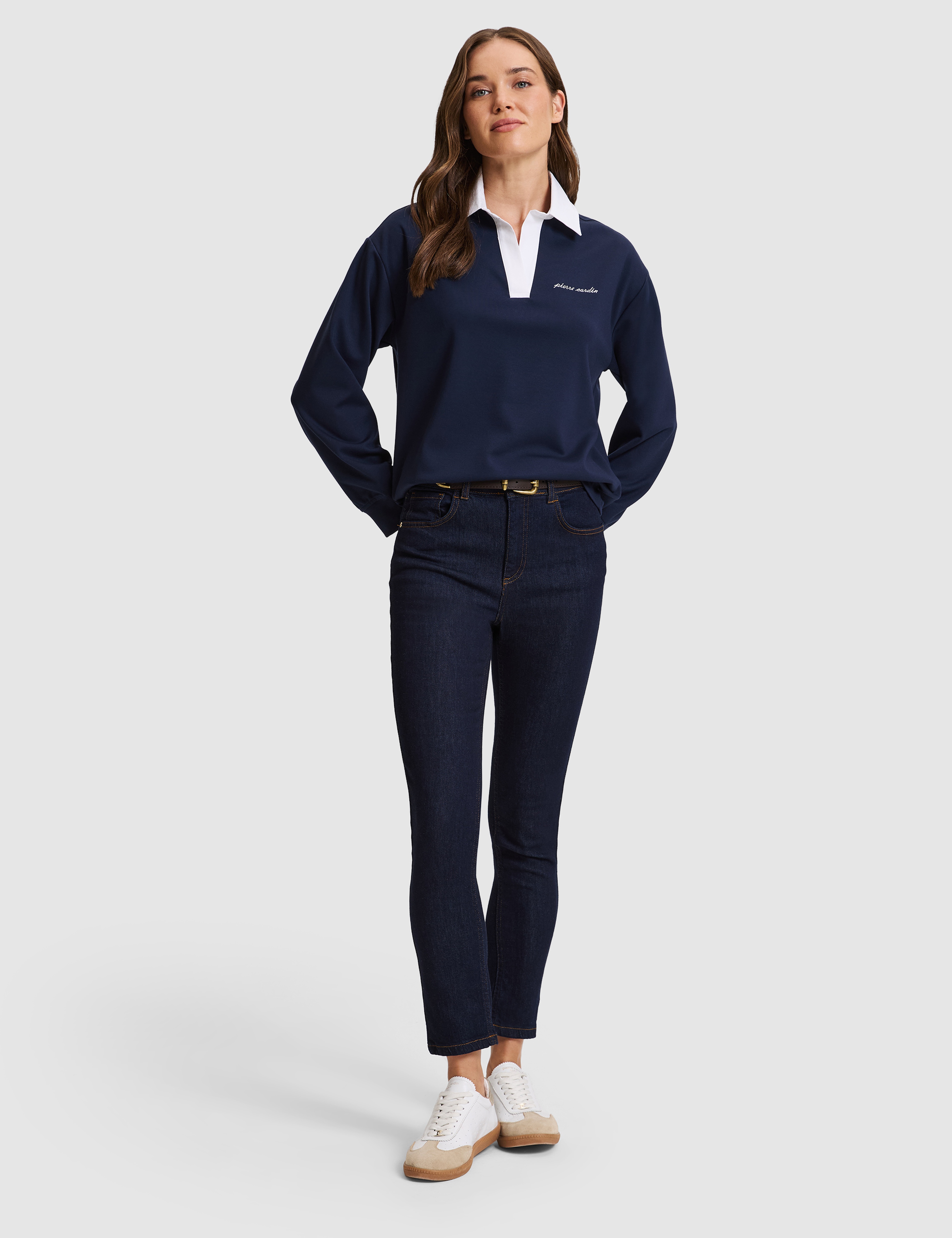 Lacivert Comfort Fit Sweatshirt