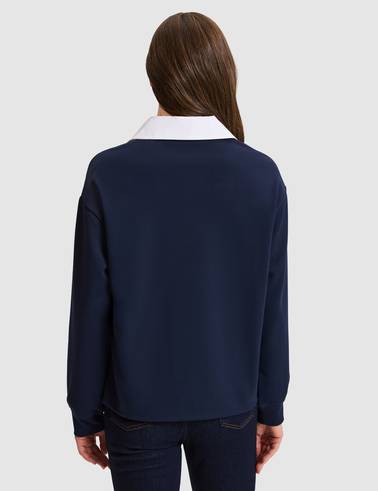 Lacivert Comfort Fit Sweatshirt