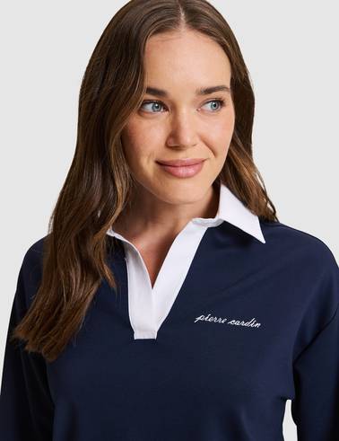Lacivert Comfort Fit Sweatshirt