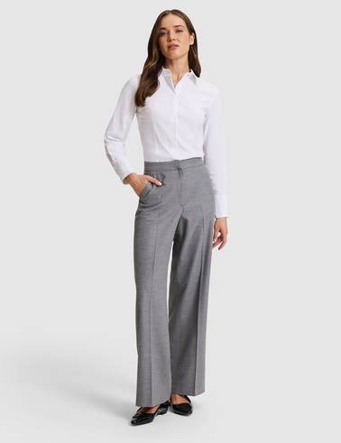 Beyaz Slim Fit Uzun Kollu Gömlek