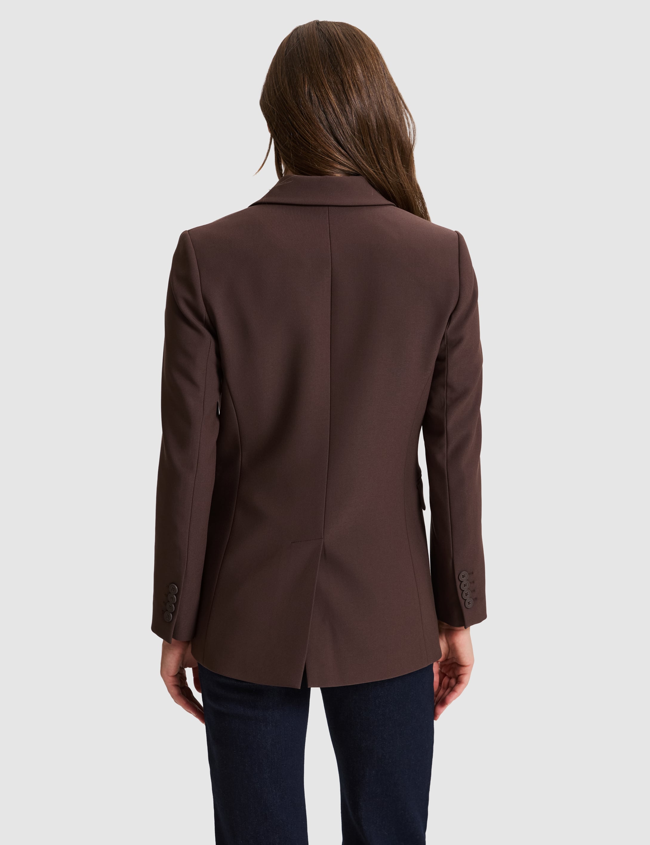 Kahverengi Slim Fit Ceket