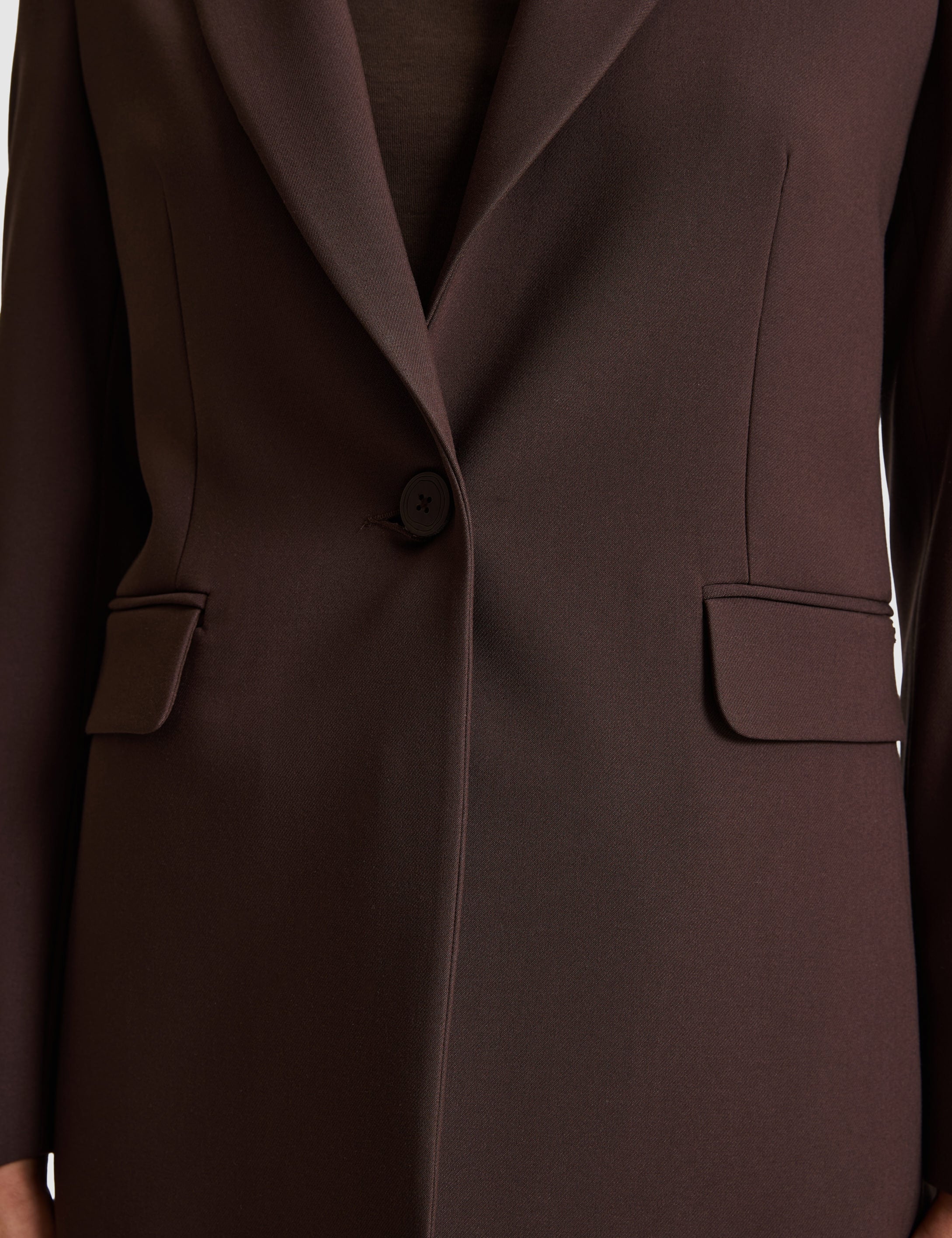 Kahverengi Slim Fit Ceket - Image 6