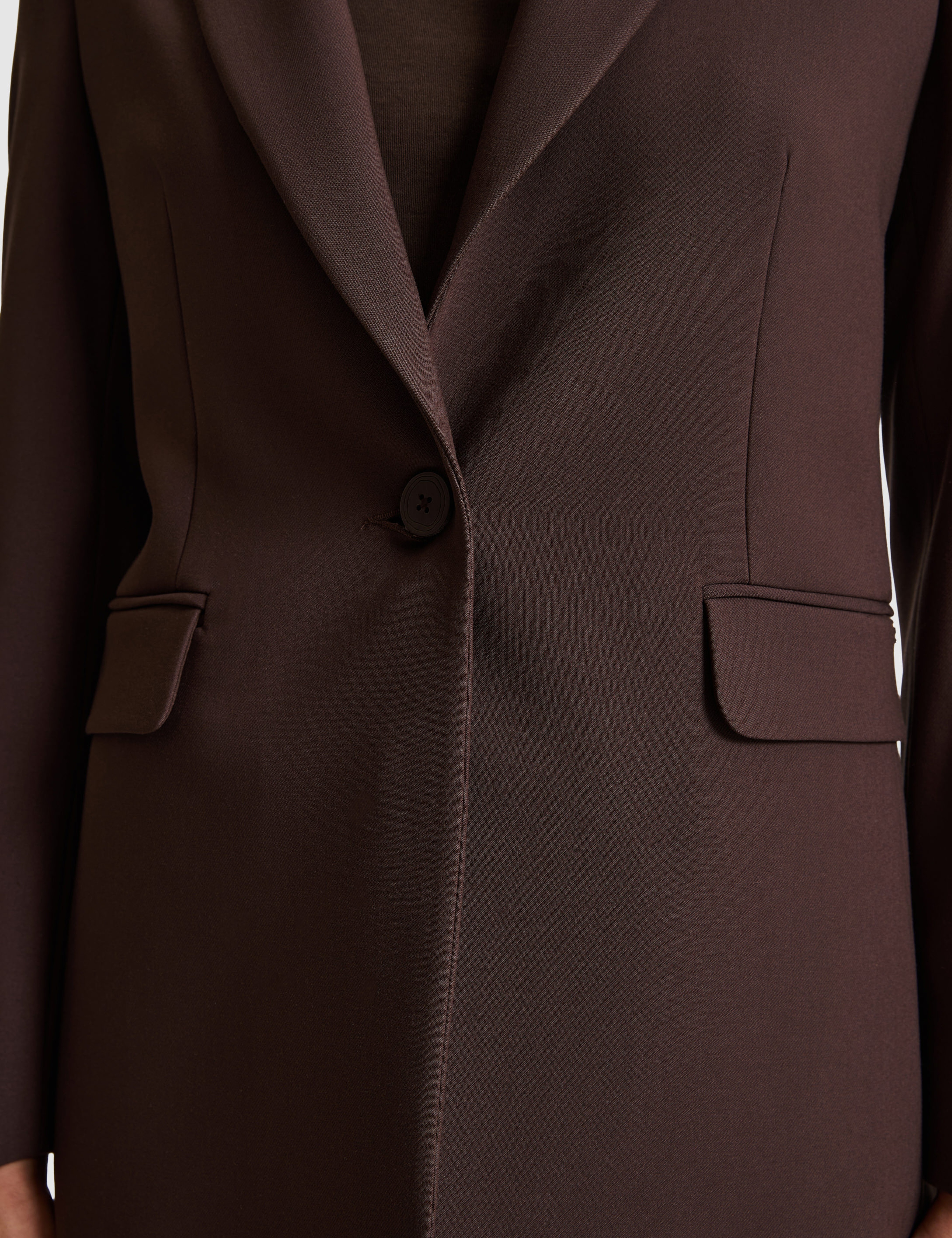 Kahverengi Slim Fit Ceket